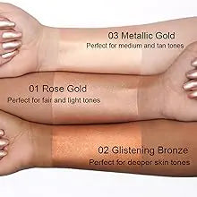 Load image into Gallery viewer, 3 Colors Body Shimmer Concealer Makeup
