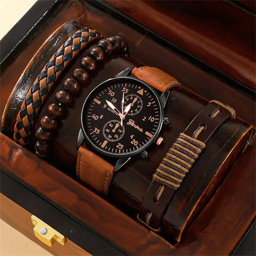 Load image into Gallery viewer, New Men&#39;s Watch Luxury Bracelet Set
