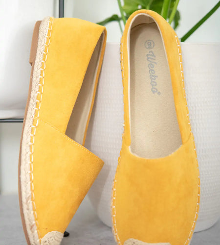 Casual Yellow Espadrille Shoes