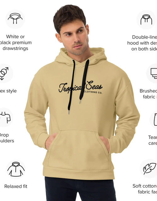 Load image into Gallery viewer, Beige Tropical Seas Hoodie
