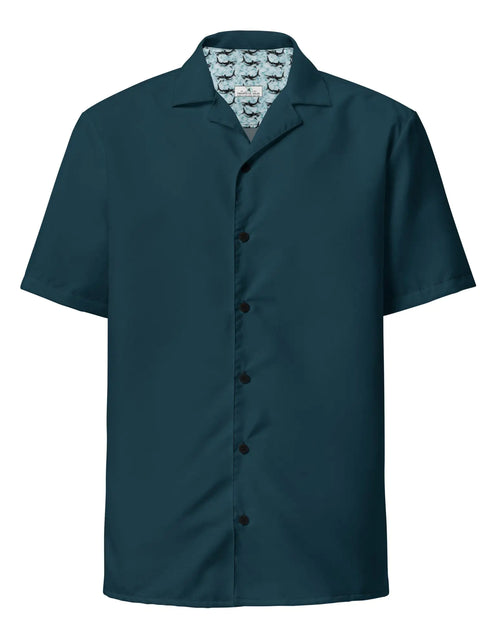 Load image into Gallery viewer, Dark Seas Blue button shirt
