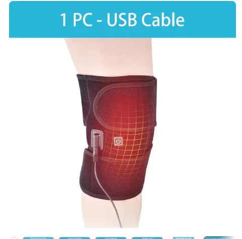 Load image into Gallery viewer, USB Thermal Therapy Electric Heated Knee Brace
