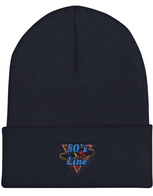 Load image into Gallery viewer, 80&#39;s Line Cuffed Beanie
