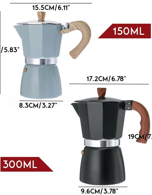 Load image into Gallery viewer, Portable Octagonal Espresso Coffee Maker
