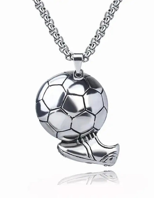 Load image into Gallery viewer, Soccer Shoe Pendant Necklace for Men
