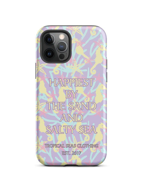 Load image into Gallery viewer, Happiest By the Sand and Salty Sea Tough Case for iPhone®
