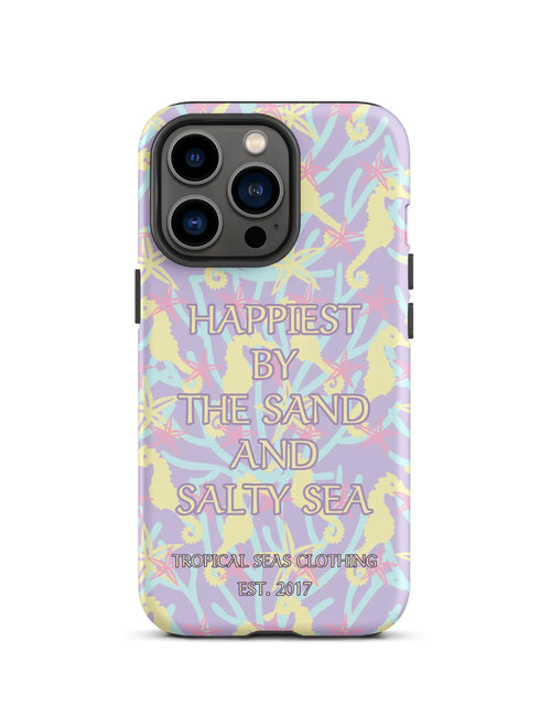 Load image into Gallery viewer, Happiest By the Sand and Salty Sea Tough Case for iPhone®
