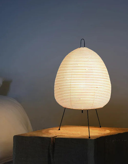 Load image into Gallery viewer, Japanese Akari Wabi-Sabi Table Lamp
