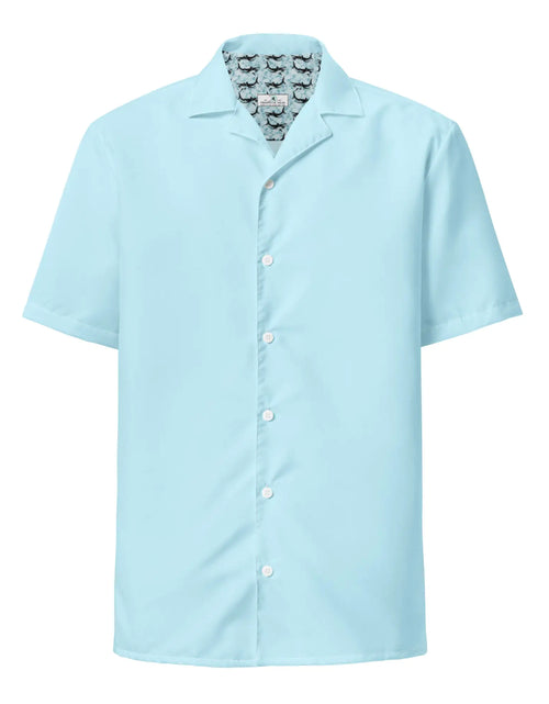 Load image into Gallery viewer, Bahama Water Blue button shirt
