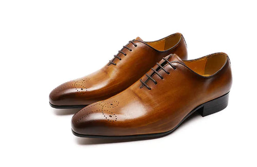 Load image into Gallery viewer, Men&#39;s Leather Oxford Shoes
