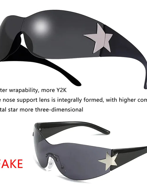 Load image into Gallery viewer, Punk Sports Sunglasses Women Brand Designer
