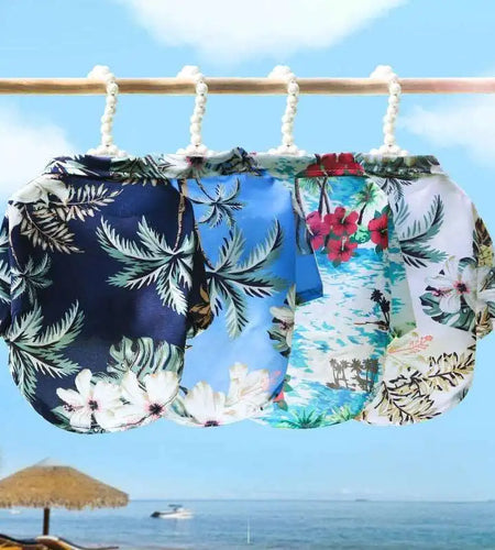 Hawaiian Tropical Dog T-Shirts