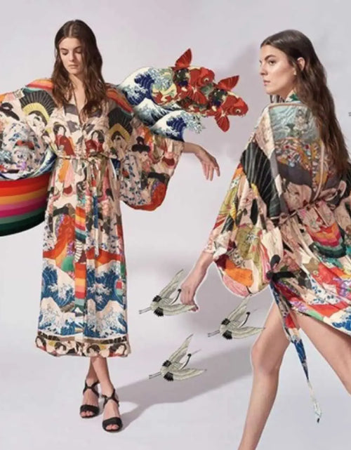 Load image into Gallery viewer, Salma Kimono Cover Up
