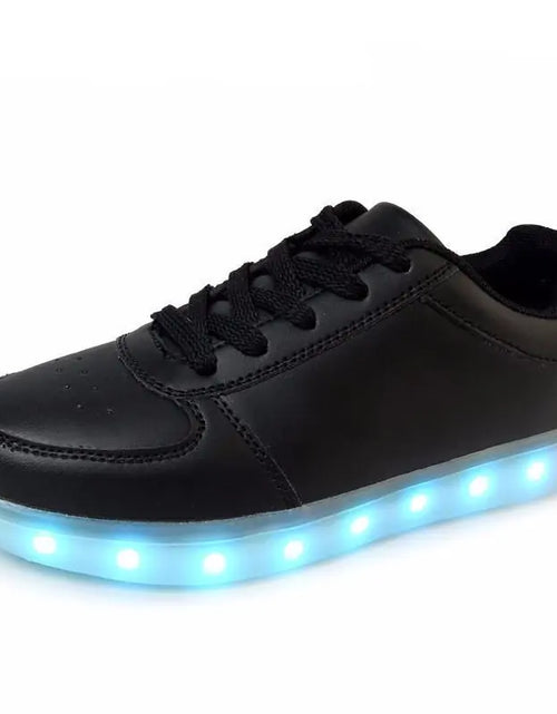 Load image into Gallery viewer, Black Light-Up Shoes
