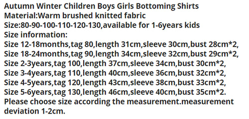 Load image into Gallery viewer, Boys Girls T-shirts Kids Tops Turtleneck
