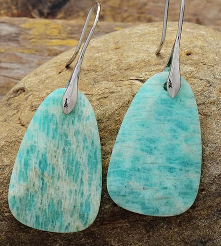 Natural Stone Dangle Earrings