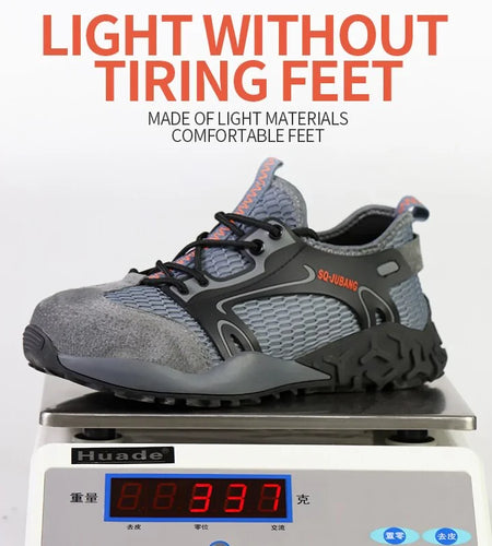 Anti-collision and Anti-smashing Breathable Safety Shoes
