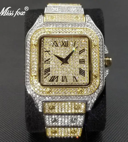 Waterproof Full Diamond Men's Watches