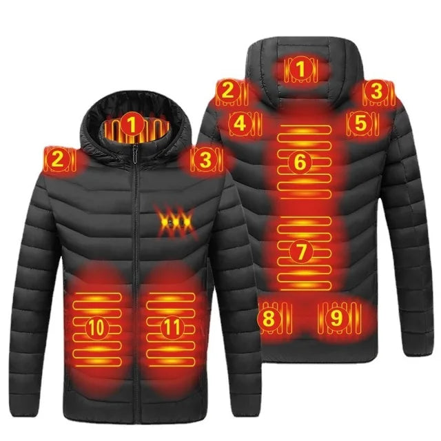 11 Areas Waterproof Heating Jacket