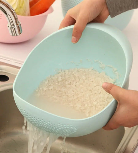 Silicone Colander Rice Bowl