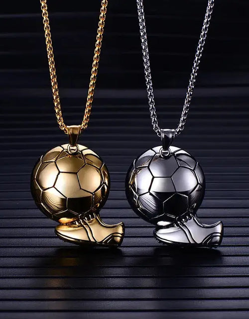 Load image into Gallery viewer, Soccer Shoe Pendant Necklace for Men
