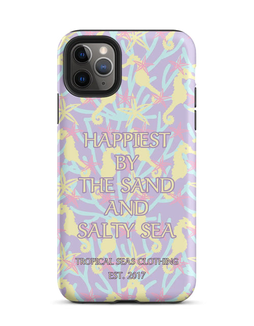 Load image into Gallery viewer, Happiest By the Sand and Salty Sea Tough Case for iPhone®
