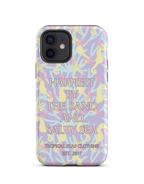 Load image into Gallery viewer, Happiest By the Sand and Salty Sea Tough Case for iPhone®
