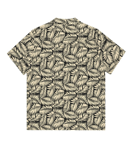 Men's Golden Night Tropical Floral Print Hawaiian Shirt