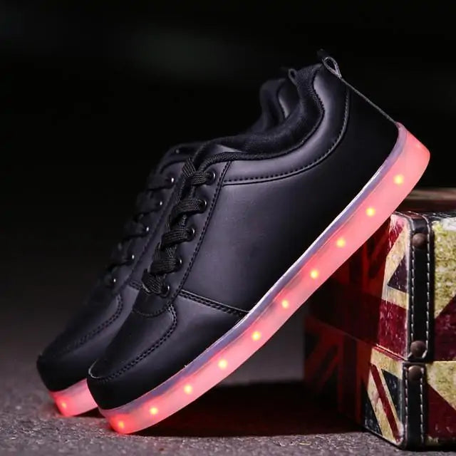 Black Light-Up Shoes