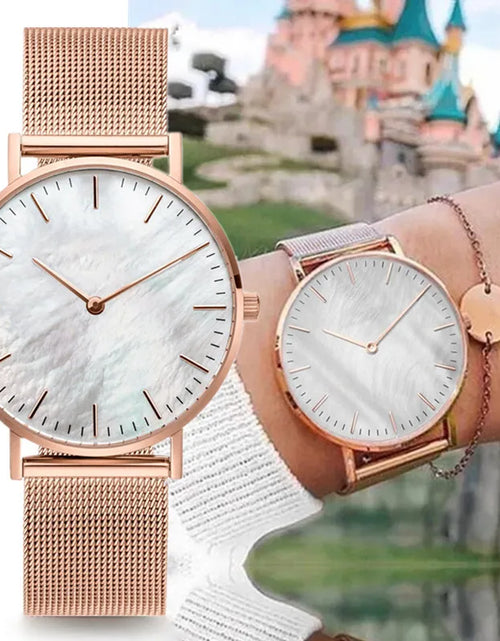 Load image into Gallery viewer, Luxury Brand Rose Gold Watch
