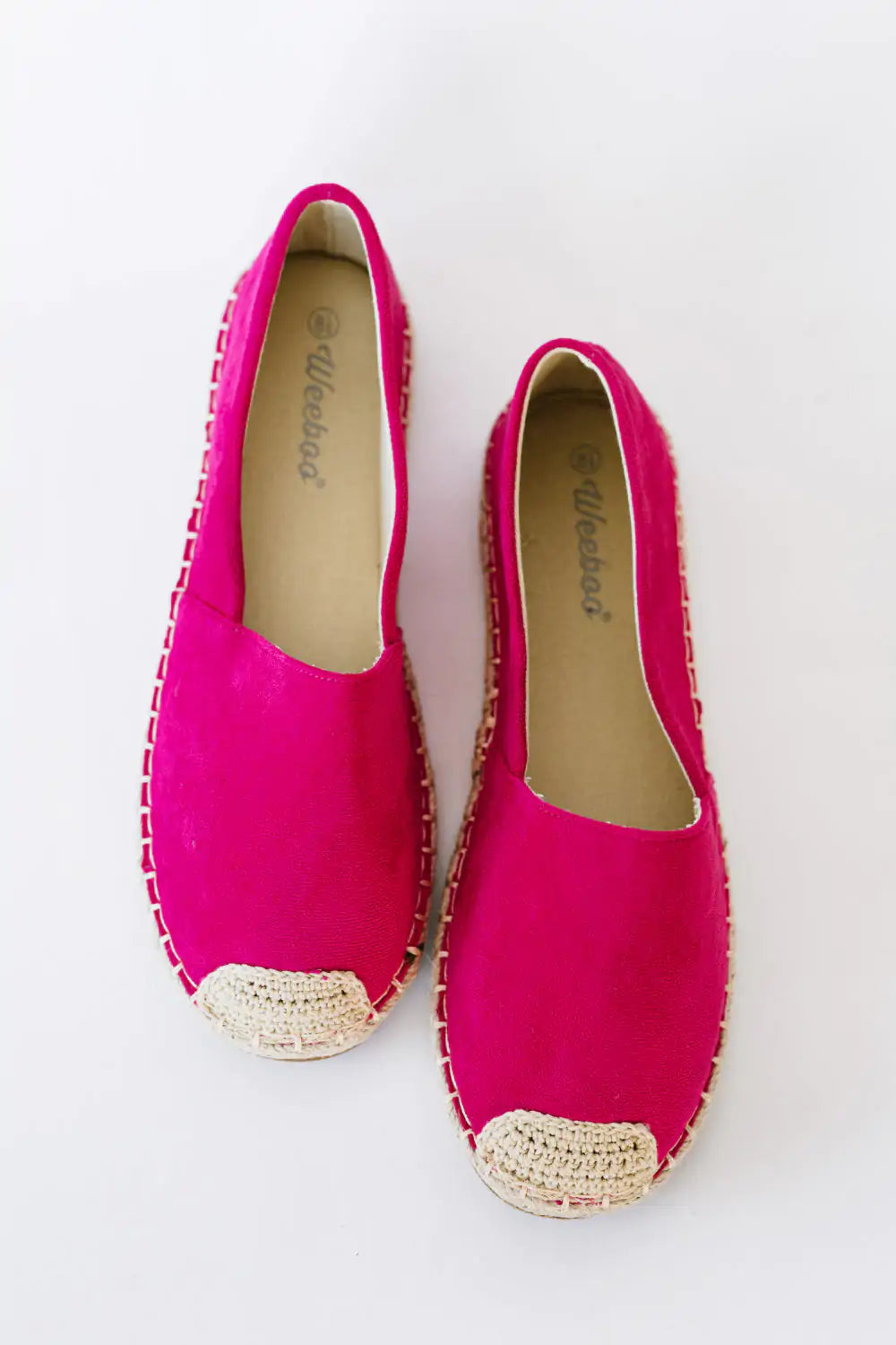 Casual Fuchsia Espadrille Shoes