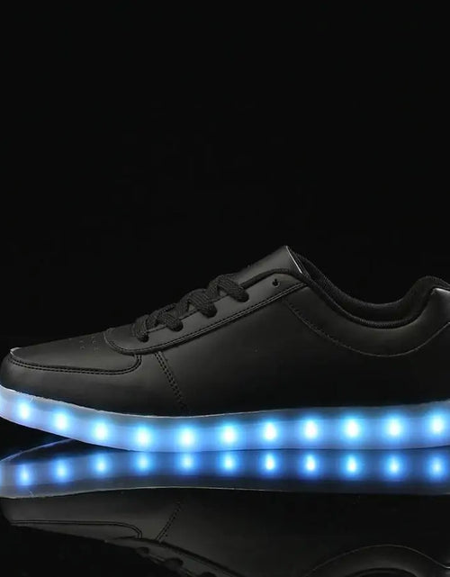 Load image into Gallery viewer, Black Light-Up Shoes
