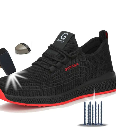 Air Mesh Steel Toe Shoes