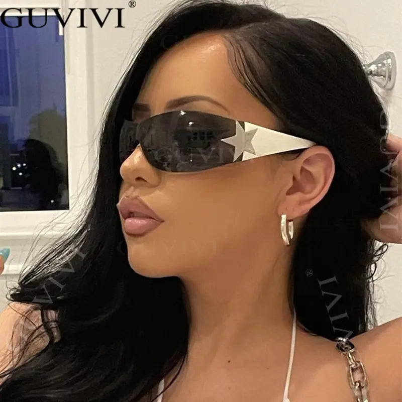 Punk Sports Sunglasses Women Brand Designer