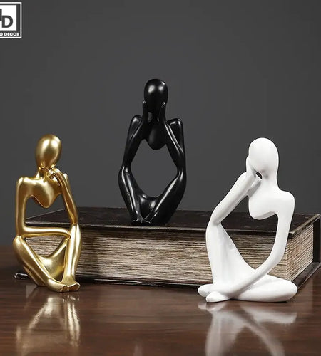 The Thinker Abstract Figurine
