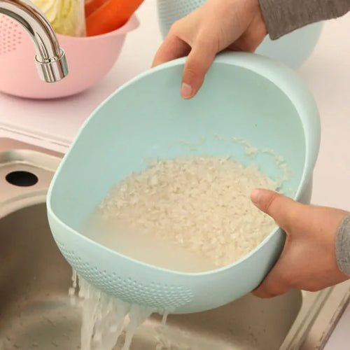 Load image into Gallery viewer, Silicone Colander Rice Bowl
