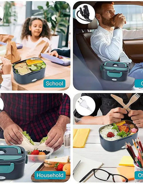 Load image into Gallery viewer, Dual Use Electric Heated Lunch Box
