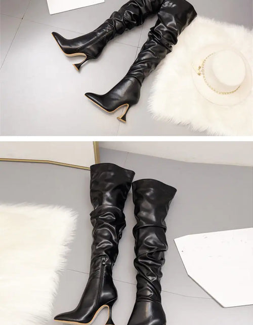 Load image into Gallery viewer, Over The Knee Boots Shoes
