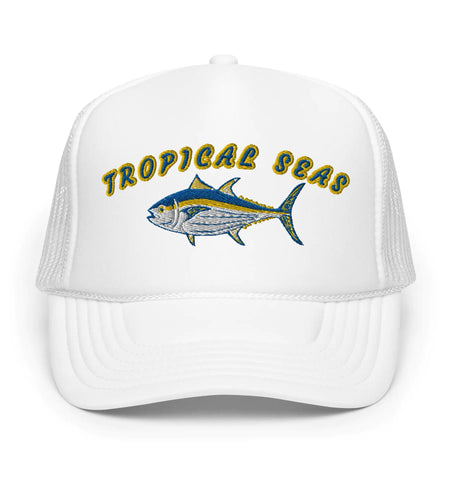 Tropical Seas Tuna Foam trucker hat