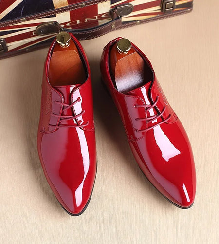 Glossy Oxford Leather Shoes