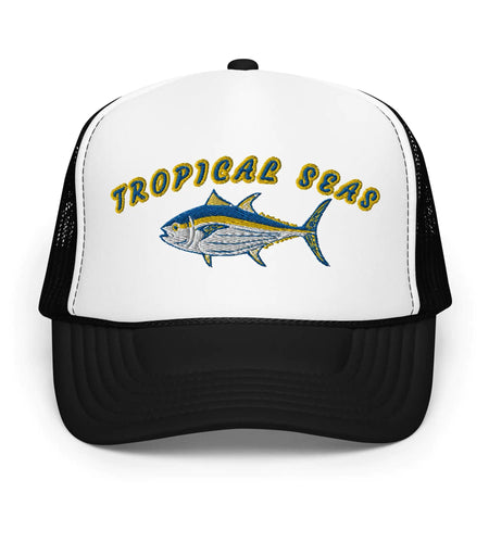 Tropical Seas Tuna Foam trucker hat