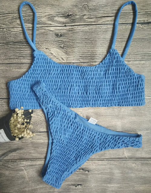 Load image into Gallery viewer, Crochet Triangle Swimwear Bathing Suit
