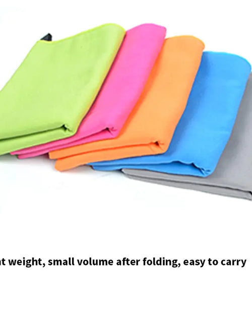 Load image into Gallery viewer, Sport Microfiber Towel: Quick-Drying Absorbent
