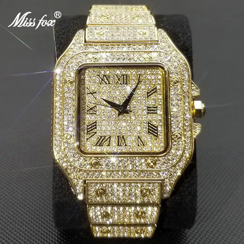 Load image into Gallery viewer, Waterproof Full Diamond Men&#39;s Watches
