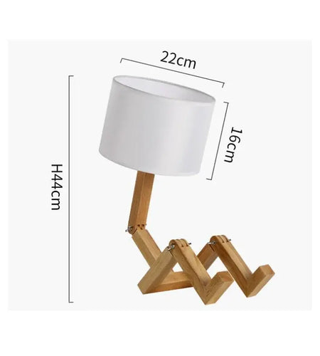 Table Lamp Robot Shape