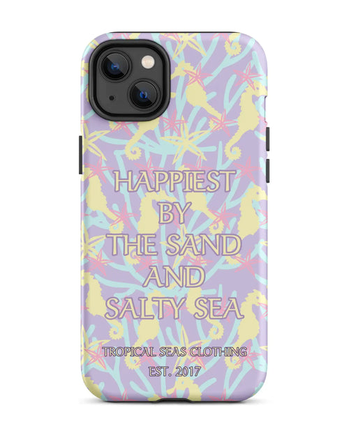 Load image into Gallery viewer, Happiest By the Sand and Salty Sea Tough Case for iPhone®
