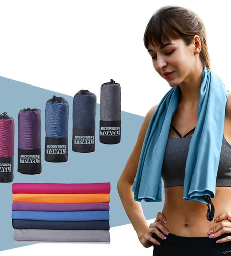 Sport Microfiber Towel: Quick-Drying Absorbent