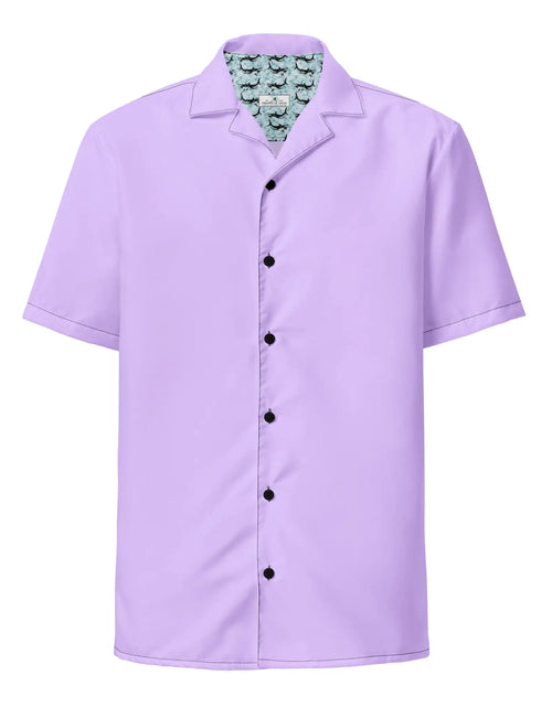 Load image into Gallery viewer, Deep Purple button shirt
