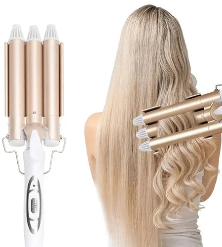 Electric Triple Barrel Curling Iron
