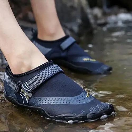 Load image into Gallery viewer, Breathable Double Buckle Unisex Water Shoes - Aqua Shoes Slip-On
